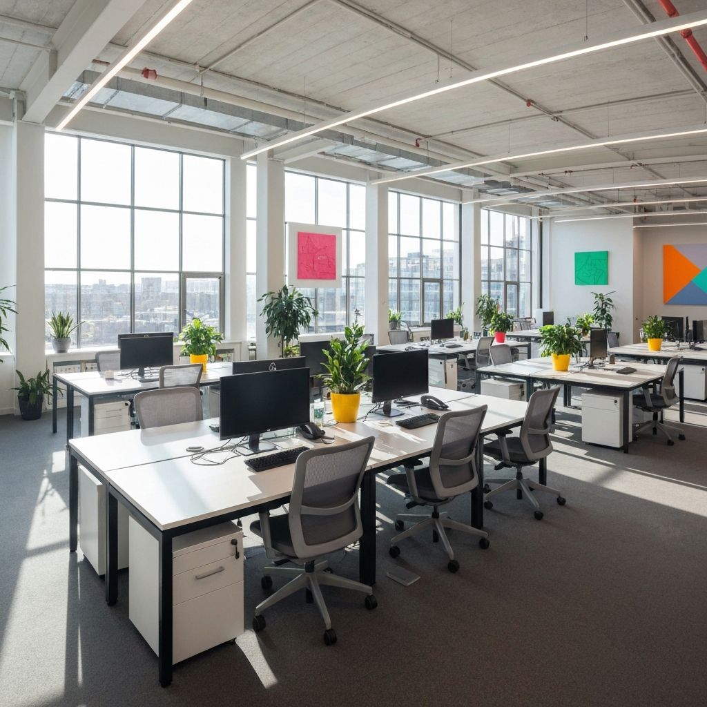 Open Space Büro mit modernem Design